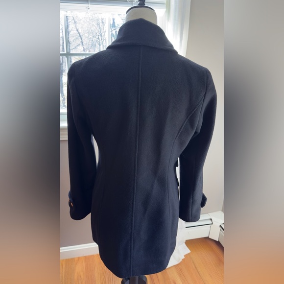 Ellen Tracy Women's Black Wool Coat - Picture 4 of 16